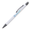 Bowie Softy w/Stylus - Full Color Metal Pen White