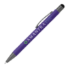 Bowie Softy w/Stylus - Full Color Metal Pen Purple