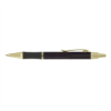 Matrix Grip Pen - Full-Color Metal Pen Black/Black Grip/Gold Accents