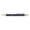 Matrix Grip Pen - Full-Color Metal Pen Blue/Black Grip/Gold Accents