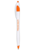 The Derby Ballpoint Pens White/Orange Trim