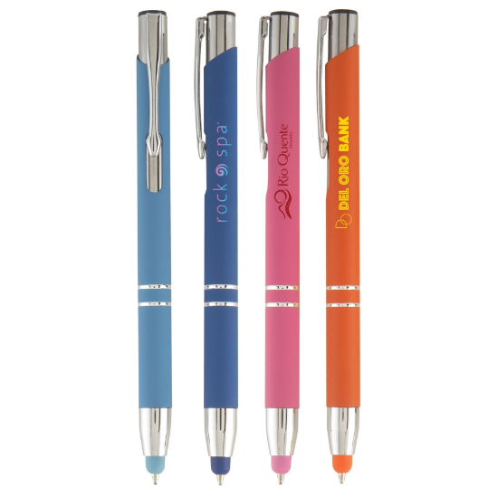 Tres-Chic Softy+ Stylus Pen - Full-Color Metal Pen