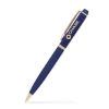 Twist Action Pen w/ Glisten Enamel Coated Barrel Glisten Blue