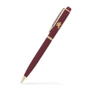 Twist Action Pen w/ Glisten Enamel Coated Barrel Glisten Burgundy