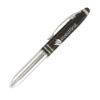 Vivano Duo Pen with LED Light & Stylus - Laser Engraved Black