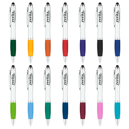 Curvaceous Stylus Ballpoint Pens