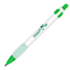 Ribbon Pens White/Green Trim