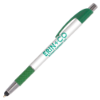 Elite Slim Pens w/Stylus - Full Color Green Trim