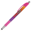 Elite Slim Pens w/Stylus - Full Color Pink Trim