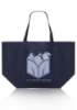 Budget Non-Woven Shopper Tote Bags Navy Blue
