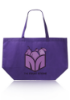 Budget Non-Woven Shopper Tote Bags Purple