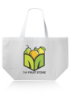 Budget Non-Woven Shopper Tote Bags White