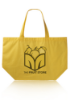 Budget Non-Woven Shopper Tote Bags Yellow