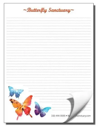 8 ½" x 11" Notepad - 100 Sheets 8 ½" x 11" Notepad - 100 Sheets