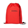Non Woven Drawstring Backpack - Full Color Red