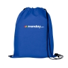 Non Woven Drawstring Backpack - Full Color Blue