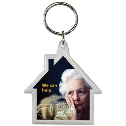 Show details for House Shape Crystal Keytags Picture of House Shape Crystal Keytags
