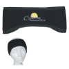 Custom Logo Fleece Ear Band Black