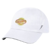 Custom Logo Sports Performance Sandwich Cap - Embroidered White