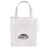Custom Logo Non-Woven Insulated Shopper Tote Bag White