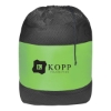 Custom Logo Mesh Laundry Bag Lime With Black