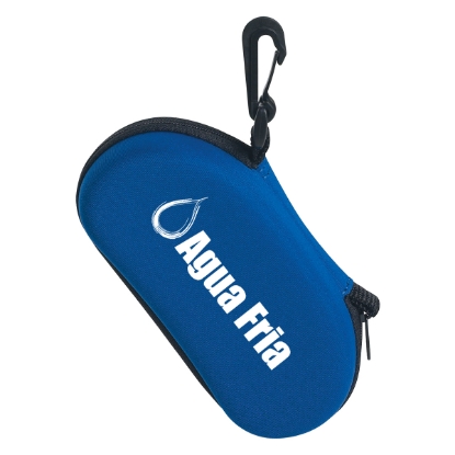 Sunglass Case with Clip Royal Blue Custom Logo Sunglass Case with Clip Royal Blue