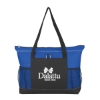 Custom Logo Voyager Tote - Embroidered Royal Blue