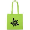 Custom Logo 100% Cotton Tote Bag Lime