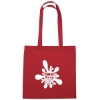 Custom Logo 100% Cotton Tote Bag Red