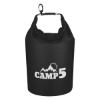 Custom Logo Waterproof Dry Bag - 5 Liter Black