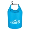 Custom Logo Waterproof Dry Bag - 5 Liter Light Blue