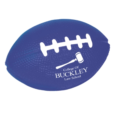 Football Sport Stress Reliever Blue Custom Logo Football Sport Stress Reliever Blue