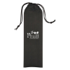Custom Logo Non-Woven Carrying Pouch Black