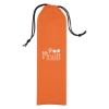 Custom Logo Non-Woven Carrying Pouch Orange