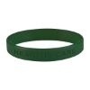 Custom Logo Single Color Silicone Bracelet Forest Green