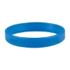 Custom Logo Single Color Silicone Bracelet Royal Blue
