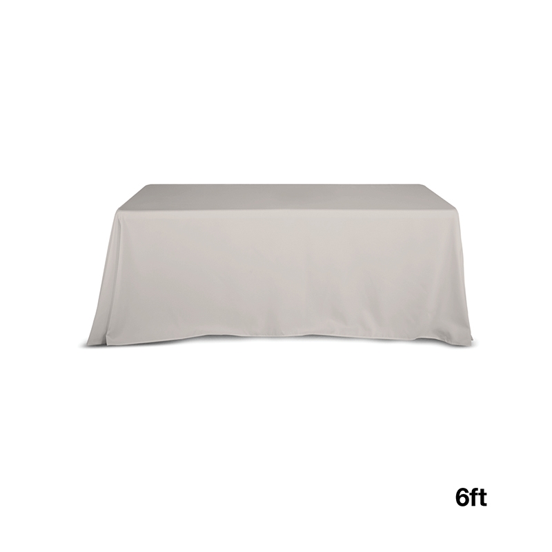 Custom DisplaySplash 6' Table Throws - Closed Back in bulk | Save Your Ink
