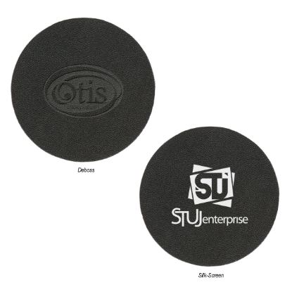 Bonded Leather Coaster  Silk Screened Bonded Leather Coaster  Silk Screened