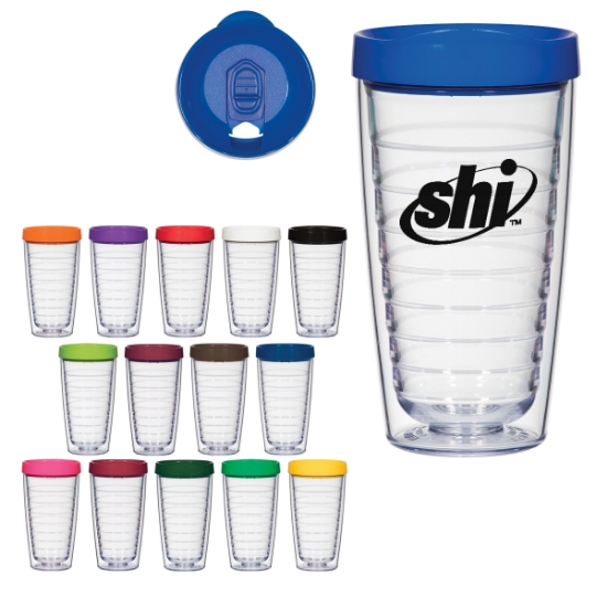 16 Oz Hydro Double Wall Tumbler with Lid