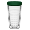 16 Oz Hydro Double Wall Tumbler with Lid Dark Green