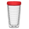 16 Oz Hydro Double Wall Tumbler with Lid Red