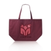 Budget Non-Woven Shopper Tote Bags Burgundy