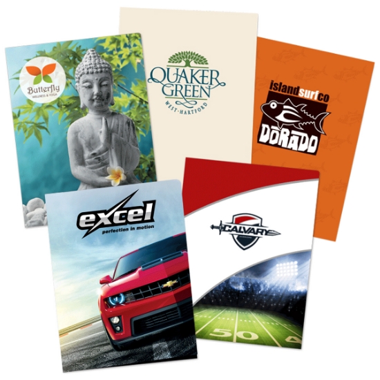 Letter Size Presentation Printed Pocket Folders - Full Color Process