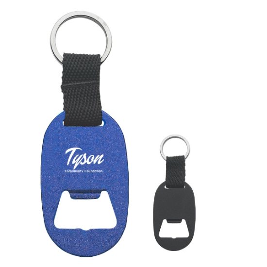 Metal Key Tag with Bottle Opener