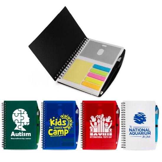 Spiral Bound Jotter with Pen