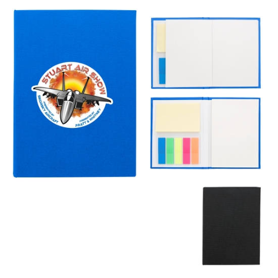 3 1/2" x 5" Jotter With Sticky Notes And Flags