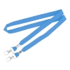 5/8" Double Ended Lanyards Process Blue