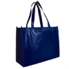 Custom Laminated Convention Tote - 16" x 12" x 6" - Navy Blue
