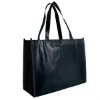 Custom Laminated Convention Tote - 16" x 12" x 6" - Black