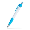 Maddie Gel Click Pens w/ Recycled Plastic Light Blue
